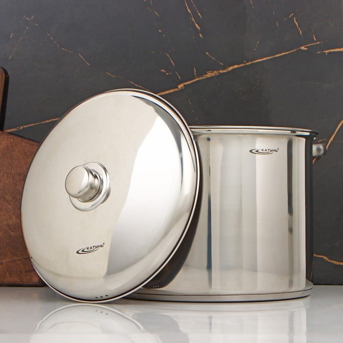 Кастрюля &laquo;Гретта&raquo;, 13 л, d=28 см, капсульное дно, индукция