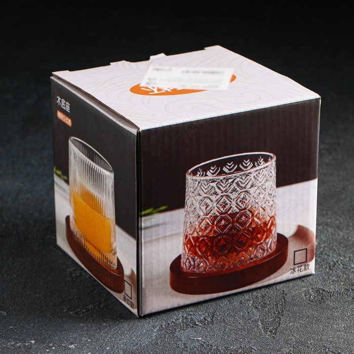 Стакан стеклянный на подставке &laquo;Торн&raquo;, 250 мл