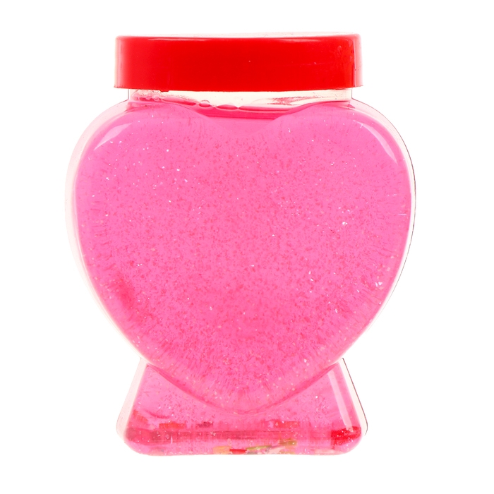 Лизун - слайм &laquo;Сердечко&raquo;, цвета МИКС
