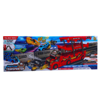 Грузовик &laquo;Пламя&raquo;, с 6 металлическими машинами и запуском, МИКС