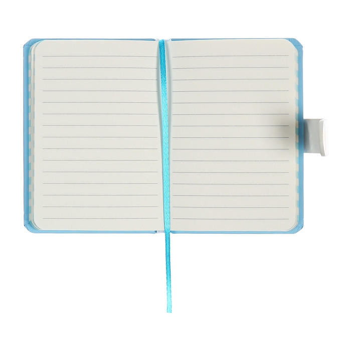 Записная книжка подарочная 96л,линия, с хлястиком, срез с рисунком обложки, Аниме (12,9х9см)   10539