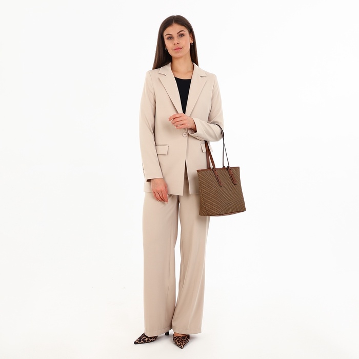 Сумка женская на молнии, средний размер, цвет коричневый Сумка женская на молнии, средний размер, цвет коричневый