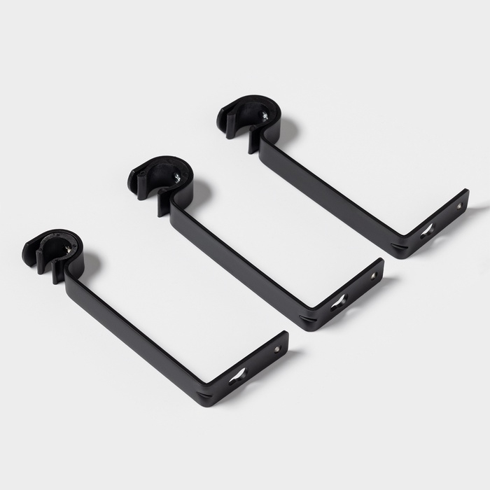 Карниз однорядный кованый, 160-300 см, телескопический, металл, черный