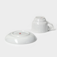 Чайная пара &laquo;Тюльпан&raquo;: чашка 250 мл, блюдце d=15 см