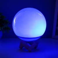 Ночник "Шар" LED 7 цветов АКБ USB МИКС 15x15x18 см RISALUX Ночник "Шар" LED 7 цветов АКБ USB МИКС 15x15x18 см RISALUX