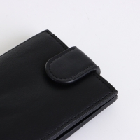 Портмоне мужское на кнопке, цвет чёрный Портмоне мужское на кнопке, цвет чёрный