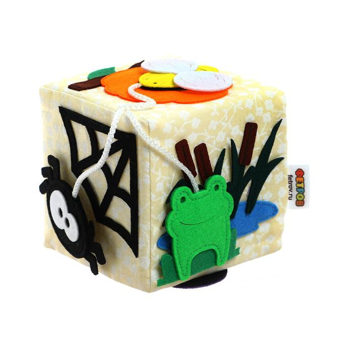 Кубик &laquo;Бизикубик. Кто где живёт&raquo; 9 &times; 9 см