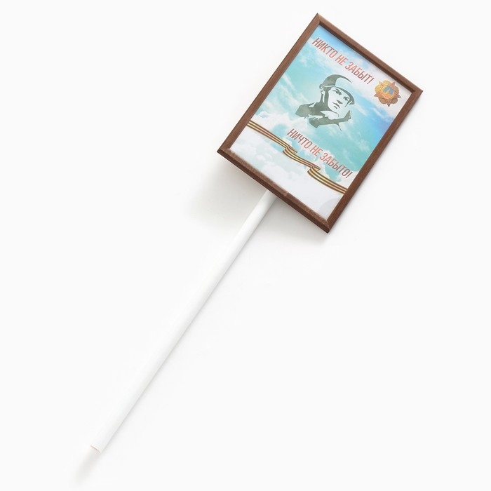 Табличка-транспарант для бессмертного полка Табличка-транспарант для бессмертного полка "Никто не забыт!" Микс