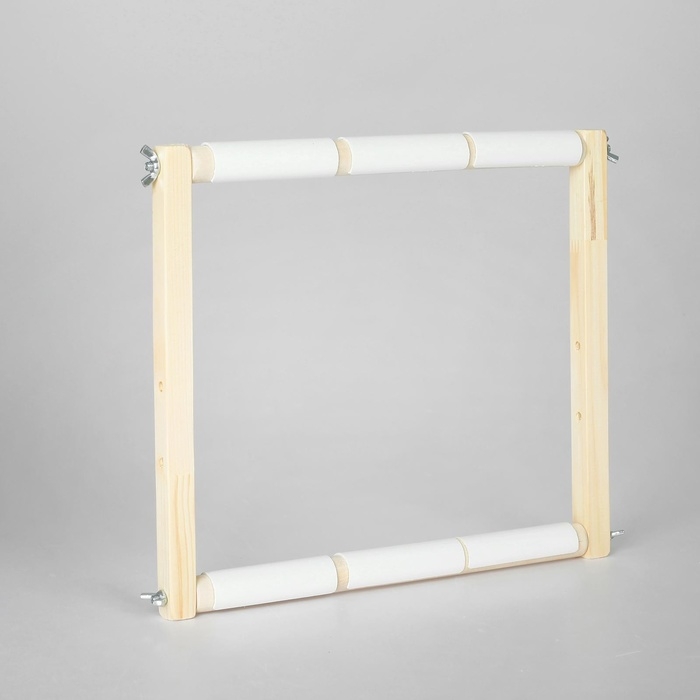 Пяльцы-рамка для вышивания, 30 &times; 30 см, цвет светлое дерево