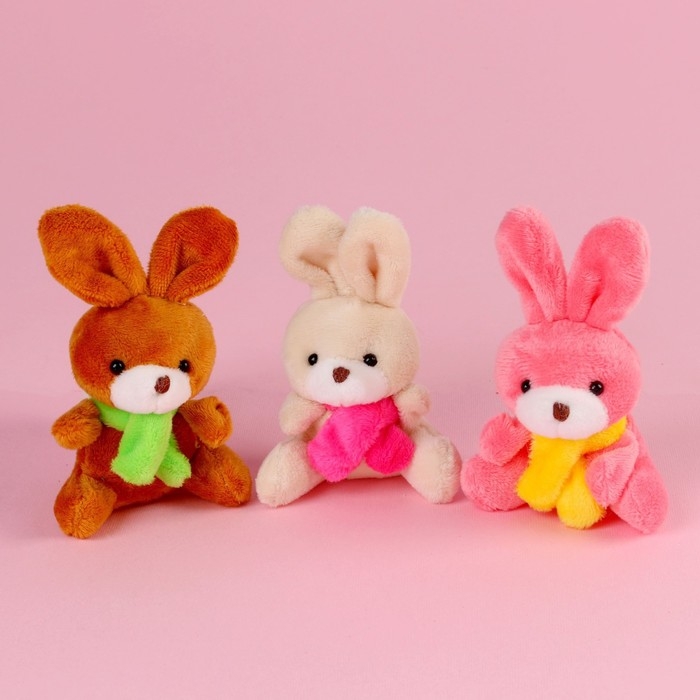 Мягкая игрушка &laquo;Моей половинке&raquo;, зайчик, цвета МИКС, в шоубоксе