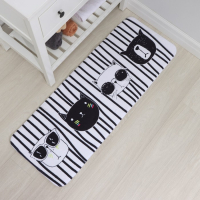 Коврик для ванной и туалета Доляна &laquo;Коты&raquo;, 45&times;120 см