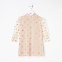 Платье детское KAFTAN горошек, рост 122-128 см Платье детское KAFTAN горошек, рост 122-128 см