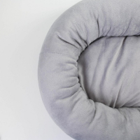 Лежанка с косточкой, 45х35х11 см, серая Лежанка с косточкой, 45х35х11 см, серая