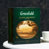 Чай черный Greenfield Classic Brekfast, 100 пакетиков*2 г Чай черный Greenfield Classic Brekfast, 100 пакетиков*2 г