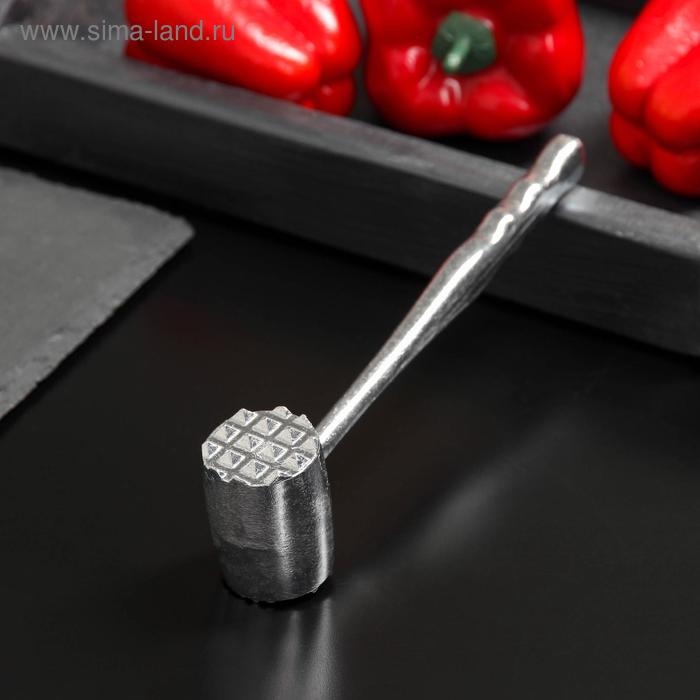 Молоток для мяса Доляна &laquo;Саган&raquo;, 20 см, 148 гр, цвет серебристый