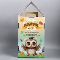 Мягкая игрушка &laquo;1 сентября: Совушка с книжкой&raquo;, цвет коричневый