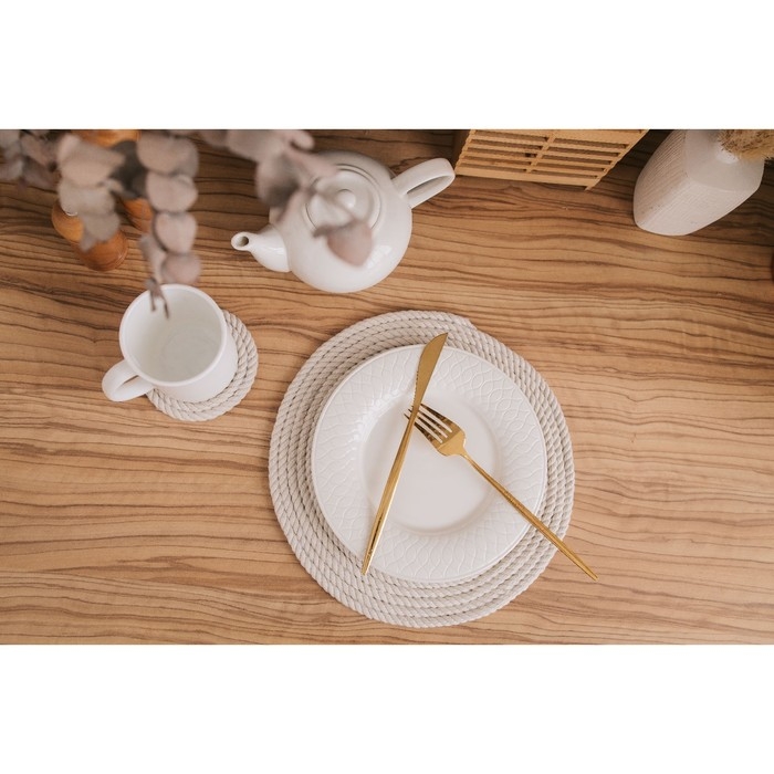 Канат хлопчатобумажный 10 мм (120 м) белый Канат хлопчатобумажный 10 мм (120 м) белый