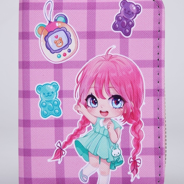 Кошелёк детский &laquo;Аниме&raquo; 12х9.5х2см