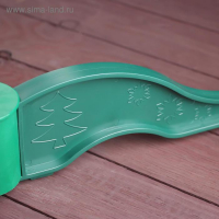 Подставка для искусственной ёлки (d=2 см), малая, d=50 см, цвет тёмно-зелёный