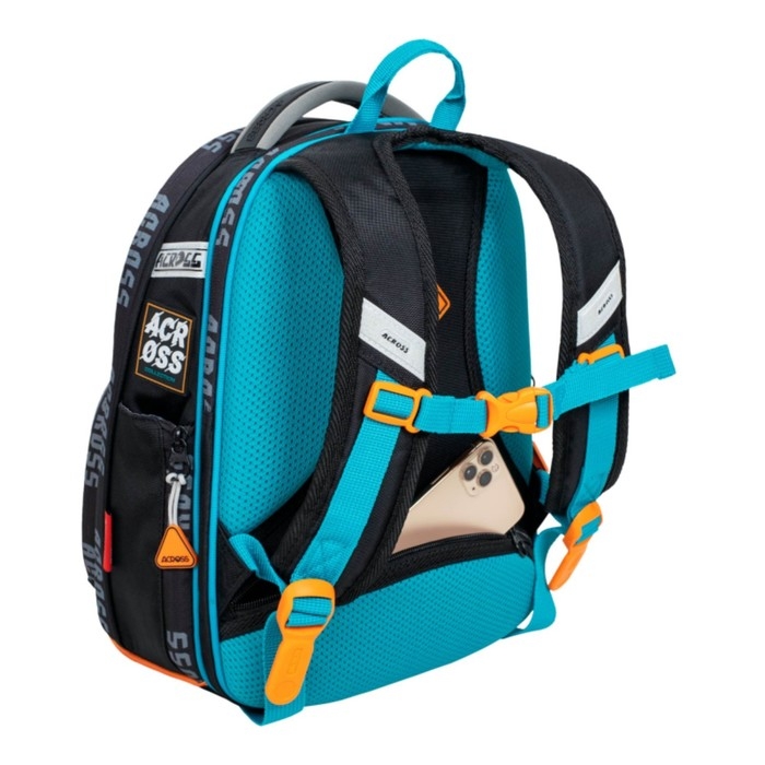 Рюкзак школьный 37 х 28 х 12 см, эргономичная спинка, Across 194