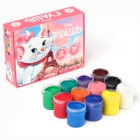 Гуашь 12 цветов по 20 мл, &laquo;Кошечка Мари&raquo;, Коты Аристократы