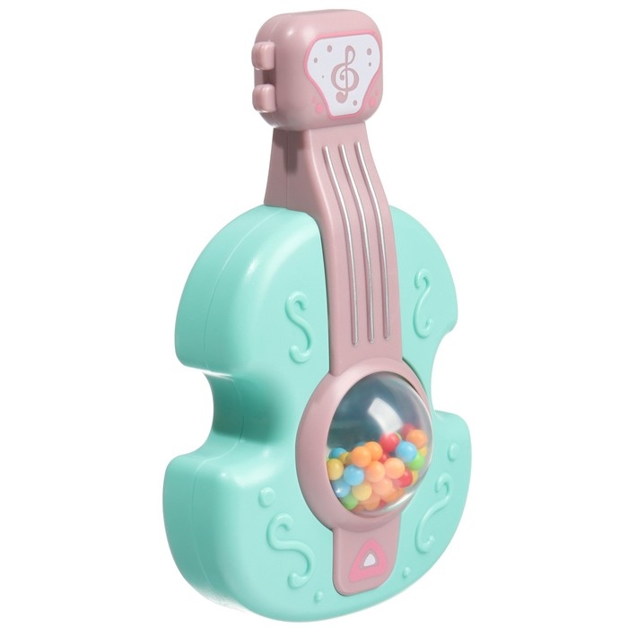 Погремушка &laquo;Гитара&raquo;, 12 см, цвет МИКС, Крошка Я