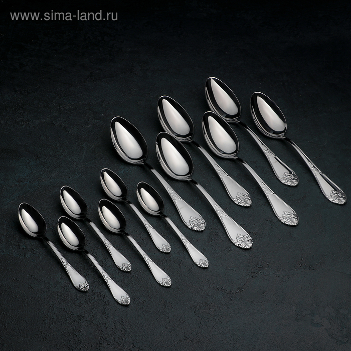 Набор столовых приборов &laquo;Дворцовый&raquo;, 18 предметов, картонная коробка