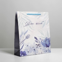 Пакет подарочный ламинированный, упаковка, &laquo;For you&raquo;, ML 25 х 21 х 8 см