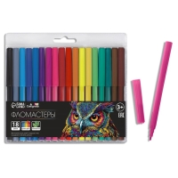 Фломастеры 18 цветов, TOP Calligrata, в блистере Фломастеры 18 цветов, TOP Calligrata, в блистере