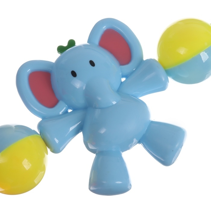 Растяжка на коляску/кроватку &laquo;Друзья&raquo;, 3 игрушки с погремушками, цвет МИКС, Крошка Я