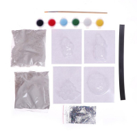 Магниты из гипса на новый год своими руками &laquo;Новогоднее настроение&raquo;, новогодний набор для творчества