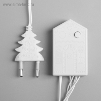 Гирлянда «Нить» 10 м, IP20, белая нить, 100 LED, свечение красное, 8 режимов, 220 В Гирлянда «Нить» 10 м, IP20, белая нить, 100 LED, свечение красное, 8 режимов, 220 В