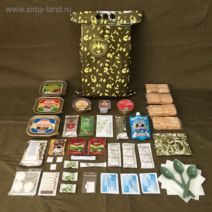 Сухой паек &laquo;СпецПит&raquo; Боевой (ИРП-Бс), на 1 сутки, 2,2 кг