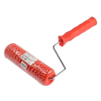 Валик декоративный ТУНДРА, резиновый, "змея", рукоятка d=6 мм, 180 мм