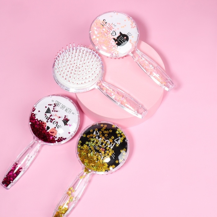 Расчёска-шейкер, 8,5 &times; 17,5 см, рисунок МИКС