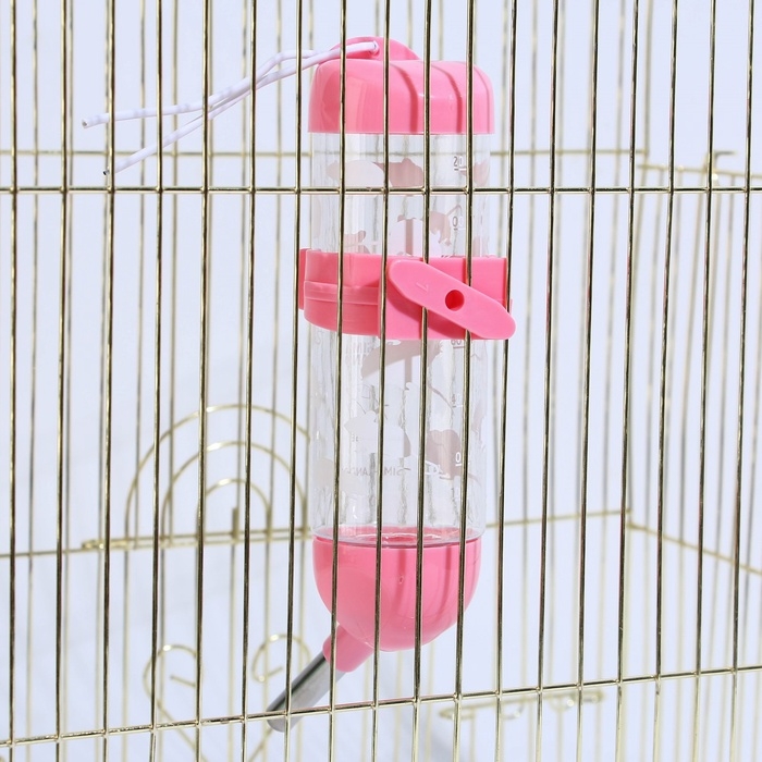 Поилка для грызунов 125 мл, 12,5 Х 4,5 см, микс цветов