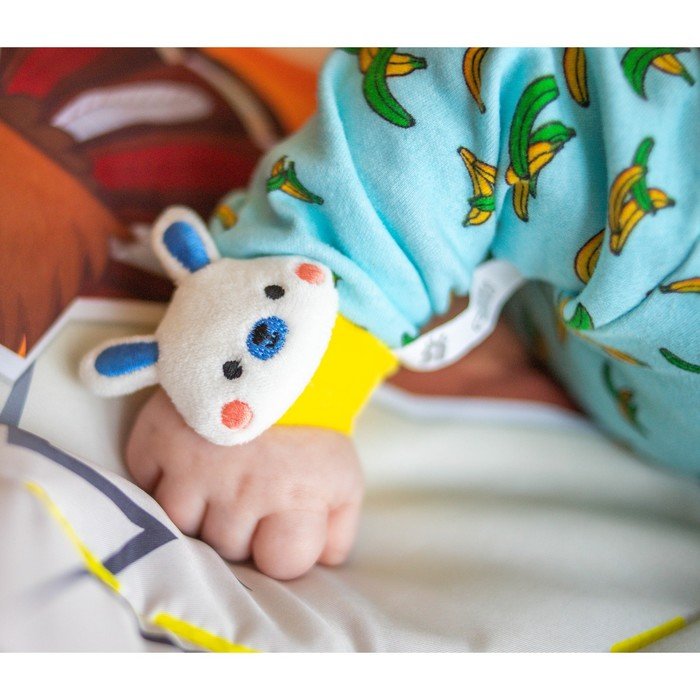 Подарочный набор браслетики + носочки погремушки &laquo;На полянке&raquo;, Крошка Я