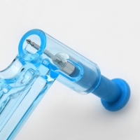 Пистолет одноразовый для пирсинга, серьга в комплекте &laquo;Классика&raquo;, цвет белый в серебре