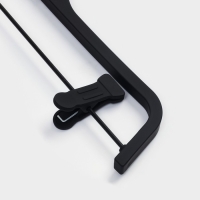 Плечики - вешалки для одежды LaDо́m Soft-touch, 37,5&times;15,5&times;1,1 см, 2 шт, с зажимами