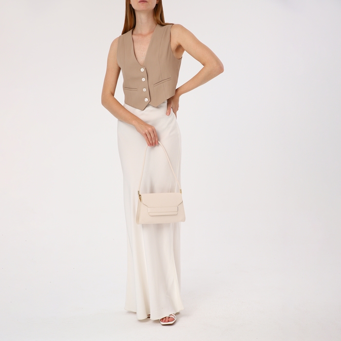 Сумка-мессенджер без застёжки, цвет бежевый Сумка-мессенджер без застёжки, цвет бежевый