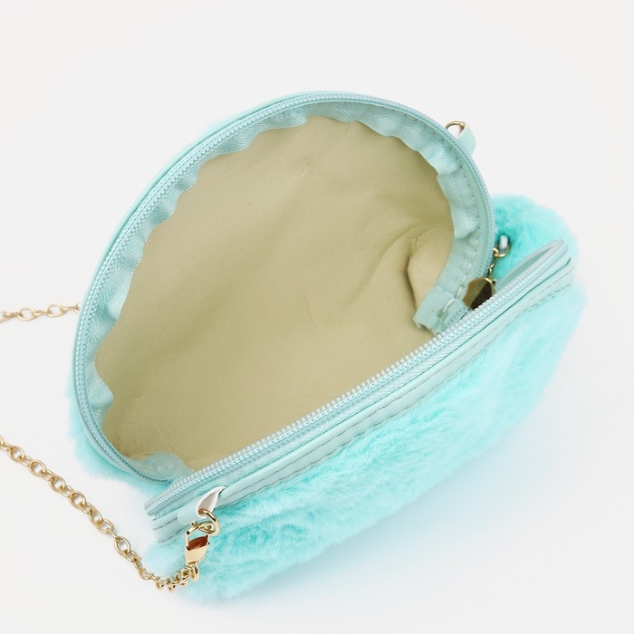 Сумка детская для девочки на молнии, цвет голубой Сумка детская для девочки на молнии, цвет голубой