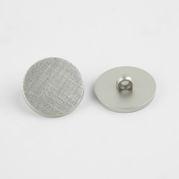 Набор пуговиц на ножке, d = 25 мм, 10 шт, цвет серебряный Набор пуговиц на ножке, d = 25 мм, 10 шт, цвет серебряный