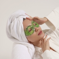 Маска для лица гидрогелевая, охлаждающая/согревающая, 20 &times; 7,5 &times; 0,5 см, цвет МИКС