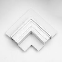 Соединитель встраиваемый для шинопровода белый 5х5 см