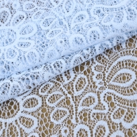 Кружевная эластичная ткань, 190 мм &times; 2,7 &plusmn; 0,5 м, цвет небесно-голубой