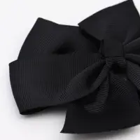 Бант для волос на заколке чёрный, Принцессы