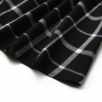 Платье детское KAFTAN "Клетка", р. 34 (122-128 см), черный Платье детское KAFTAN "Клетка", р. 34 (122-128 см), черный