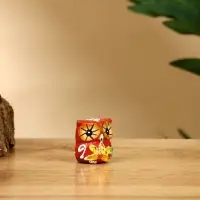 Набор сувенирный "Совята" дерево H 4, 3, 2 см, цв. коричневый