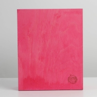 Ящик подарочный деревянный &laquo;8 марта, мраморный&raquo;, 8.5 х 20 х 25 см