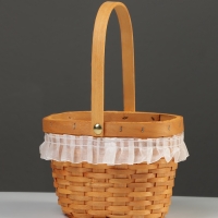 Корзина плетёная, 16&times;13&times;11 см, ручка h=11 см, ива, натуральный цвет